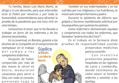 Oración al Beato Monti